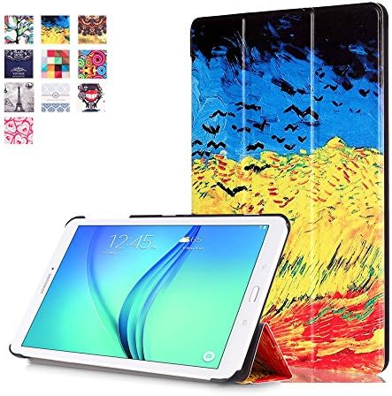WITCASE Samsung Galaxy Tab E 9.6 Case - Slim Folding Cover for Samsung Galaxy Tab E / Tab E Nook 9.6 Inch 2015 Tablet (T560/T561/T565/T567V), Wheatland