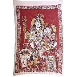 Fabric Paintings Kalamkari Art Pen Drawings on Cloth (kmp005)