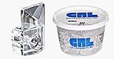 CRL 1/4 Plastic Square Mirror Clips - Package