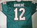 Bob Griese Miami Dolphins NFL Hand Signed Authentic Teal Jersey