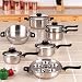 17PC Waterless Cookware Set