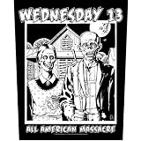 WEDNESDAY 13 RÜCKENAUFNÄHER / BACKPATCH # 1 ALL AMERICAN MASSACRE