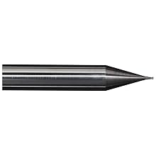 Niagara Cutter MES430 Miniature Carbide End Mill, Uncoated (Bright), 4 Flutes, Stub Square End