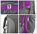 ProEtrade Waterproof For Travel Outdoor Laptop college School backpack daypack (Purple)