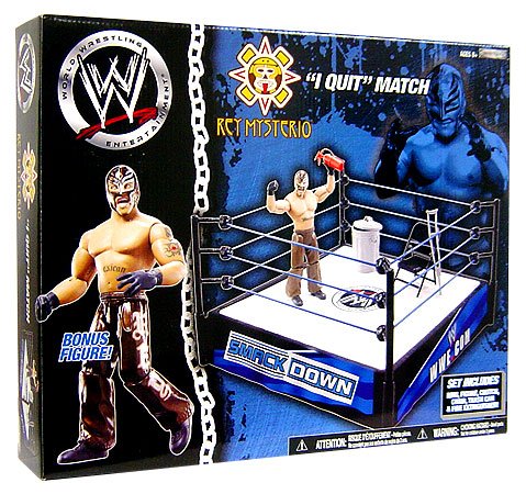 61dlKw3k0VL WWE Ring and Action Figure Pack   Rey Mysterio