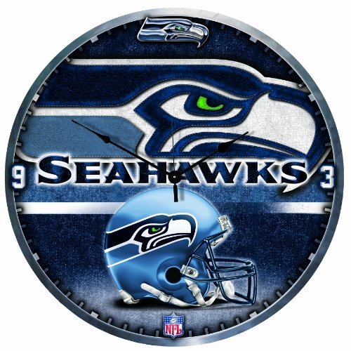 NFL Seattle Seahawks 18-Inch High Definition Clock