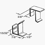Prime Line Prod. PL14632 Top and Bottom Screen Retainer Clips