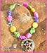 Outlaw Bright & Bold Rhinestone Badge Concho Cowgirl Necklace