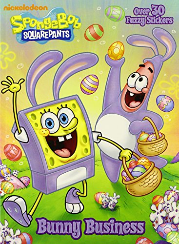 Spongebob Squarepants: Bunny Business (Color Plus Flocked Stickers)