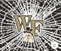 Wake Forest Demon Deacons Shattered Mini-Cutz Window Decal