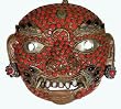 Antique Mask / Tibetan Mask /Wrathful Protector