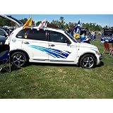 01-10 CHRYSLER PT CRUISER CHROME FENDER TRIM Wheel Well Molding 2001 2002 2003 2004... by Restyling Ideas