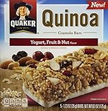 Quaker Chewy Quinoa Granola Bars, Yogurt Fruit and Nut
