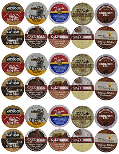 30-count - Limited Edition Winter Flavors Coffee Variety Pack for Keurig® K-cup® Brewers - Featuring OneCupJoe Coffees!! 10 different OneCupJoe Flavors