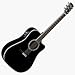 AD60SC Acoustic Electric Guitar Black