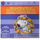 Snoopy Harvest Wood Decor Kit