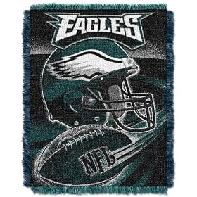Eagles Northwest NFL Jacquard Spiral Throw