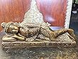 Indian Religious Gift Sleeping Lord Buddha Handmade Brass Idol Sculpture 7" Indian Religious Gift Sleeping Lord Buddha Handmade Brass Idol Sculpture 7"
