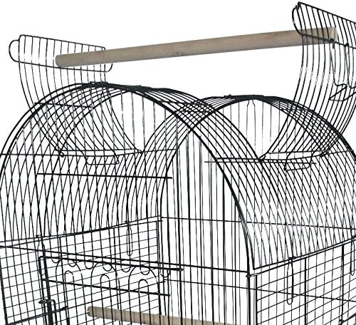 Parrot Bird Cockatiel Parakeet Macaw Finch Cage with Stand Open and Close Dome Play Top Brand New