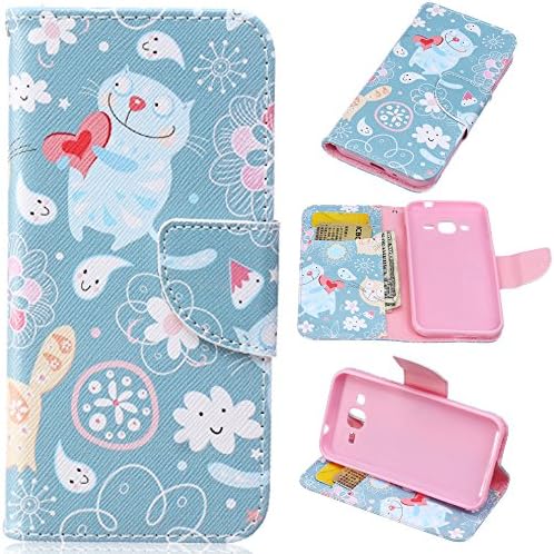J2 Case,Galaxy J2 Case,Samsung J2 Phone Case,Addigital Cartoon Picture Design PU Flip Case For Samsung Galaxy J2 04