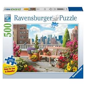 Rooftop Garden 500 Piece Large Format Puzzle: Toys &amp; Games