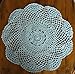 PaperLanternStore.com 11.5 Inch Round Shaped Handmade Cotton Crochet Doilies - Cool Mint (2 PACK)