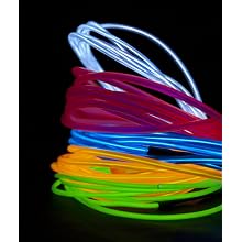 Fortune Products ELFW-5-2W Electroluminescent Flash Wire, 5mm Diameter x 2 yd Length, White