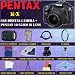 Pentax K-x Digital SLR (Blue) with Pentax 18-55mm Lens + PREMIUM STARTER PACKAGE INCLUDING 4GB SDHC MEMORY CARD + MEMORY CARD READER + HDMI CABLE + UV FILTER + EXTENDED LIFE BATTERY + SOFT CARRYING CASE + TRIPOD + Sunset Electronics Micro Fiber Cleaning Cloth & MUCH MORE !!!