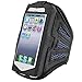 Arm Band Running Sports GYM Armband Case Cover for Apple iPhone 5 Blue & Black