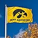 Iowa University Large Gold College Flag