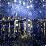 Rikki Knight Van Gogh Starry Night Design Double Toggle Light Switch Plate