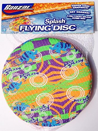 Splash Pool & Water Flying Disc Frisbee (7 1/2" Wide)