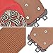 Women's Fashion Vintage Wide Elastic Stretch Waist Belt Waistband (Red)
