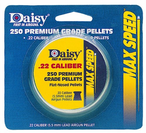 Daisy Precision Max .22 Cal, 14.3 Grains, Flat-Nosed, 250/Tin