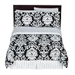 Xhilaration Black/White Damask Full BIAB - Full