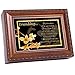 Cottage Garden Friendship Woodgrain Music Box Plays Friends Are For