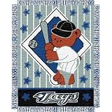 Toronto Blue Jays MLB Triple Woven Jacquard Throw (Baby Series) (36X46")"