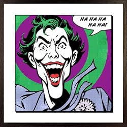 Batman: The Joker - Framed Comic Art Print / Poster (Size: 16" x 16")
