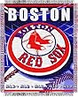 Boston Red Sox Focus Series Throw Blanket - MLB Baseball Fan Shop Sports Team Merchandise