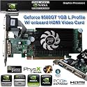 Inno3d Nvidia Geforce 9500gt 1gb Ddr2 Pci Express w/ Dvi + Vga + Onboard Hdmi Low Profile Video Card with Cuda