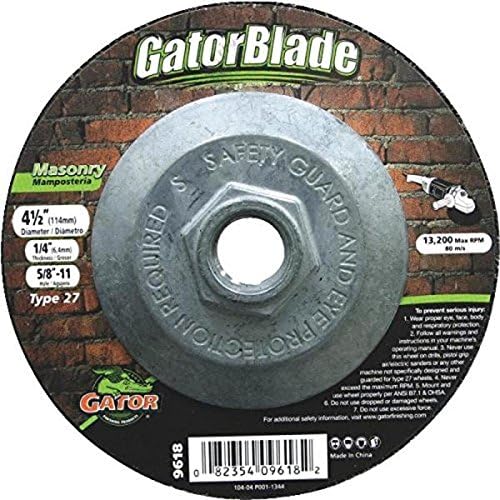 Ali GraceDronco America 9618 Masonry Depressed-Center Grinding Wheel