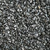 Exotic BPBS460 Bean Pebbles, Black, 5 Pounds