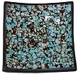 Mosaic Glass Tray, One of a Kind - "Turquoise Trail Theme" - 6" X 6"