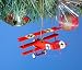 SORA *1 CHRISTMAS ORNAMENT GERMAN FOKKER TRIPLANE RED BARON HOME DECORATION TREE DECOR (Original from The Best Moment @ Amazon)_s-2