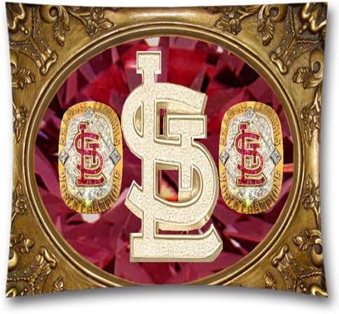 Popular Cotton Linen DIY Decorative Pillowcases Throw Pillow Cushion Cover For MLB,,Personalized st louis cardinals Custom Pillowcase,Cover Size:18x18Inch