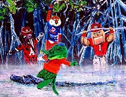 Florida Painting - Gator Bait