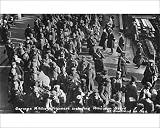 Photographic Print of German military prisoners including Prussian guards at Southend on sea,... from Heritage-Images