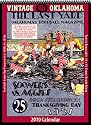 Vintage Oklahoma Sooners 2010 Football Program Calendar
