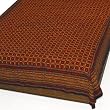 Bedcover Block Print Cotton Coverlet for Bedroom Size Queen