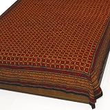 Bedcover Block Print Cotton Coverlet for Bedroom Size Queen
